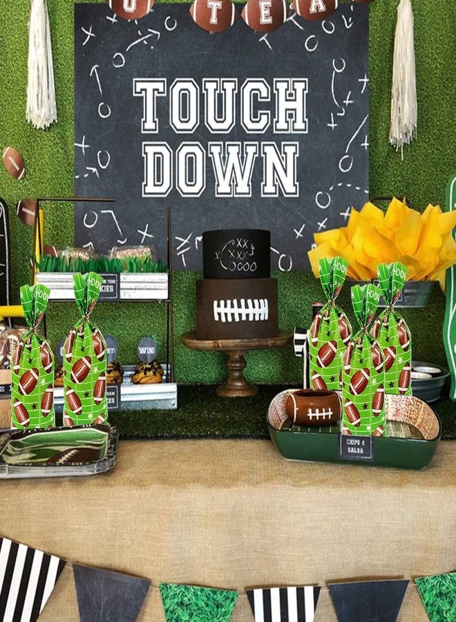 آر إس 50 كيس هدايا لكرة القدم من RS - أكياس سيلوفان قابلة للإغلاق الحراري مع 50 ربطة ملتوية لحفلات أعياد ميلاد الأطفال - Image 5